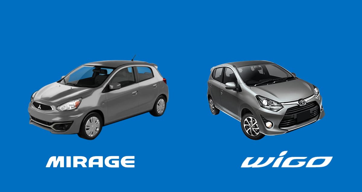Toyota Wigo vs Mitsubishi Mirage