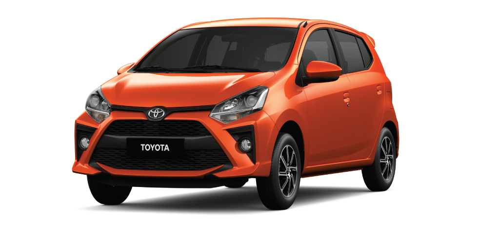 Toyota Wigo orange metallic