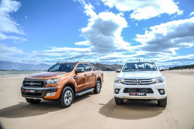 Toyota Hilux and Ford Ranger