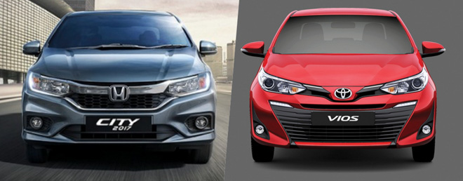 Toyota Vios and Honda City