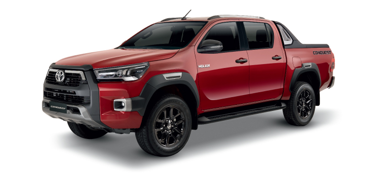 Toyota Hilux emotional red