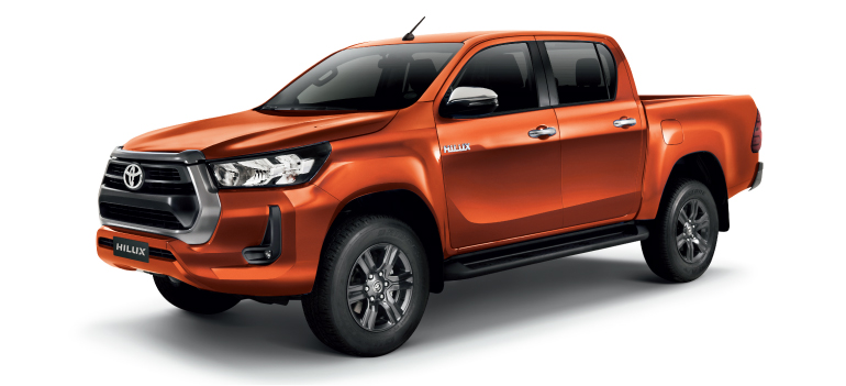 Toyota Hilux orange metallic