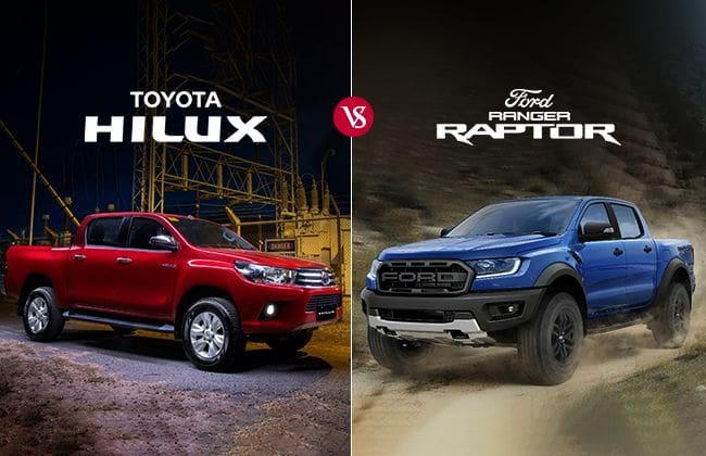 Ford Raptor Vs Toyota Hilux