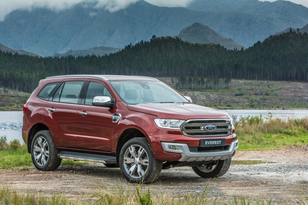 Ford Everest Sunset Red
