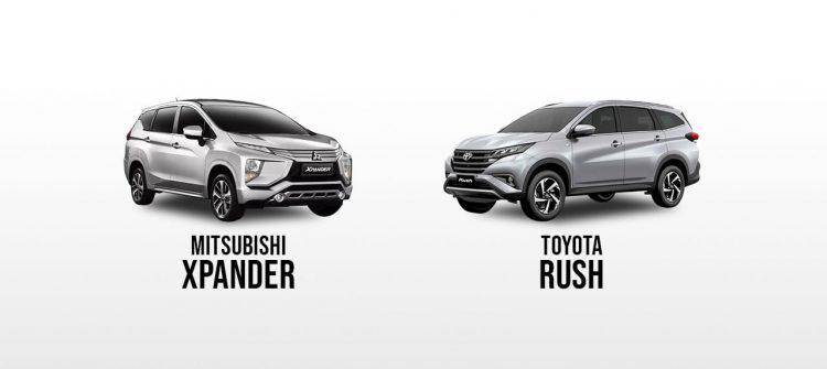 Mitsubishi Xpander vs Toyota Rush