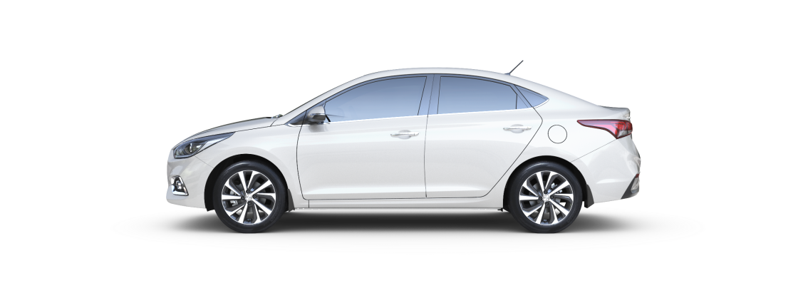 Hyundai Accent white