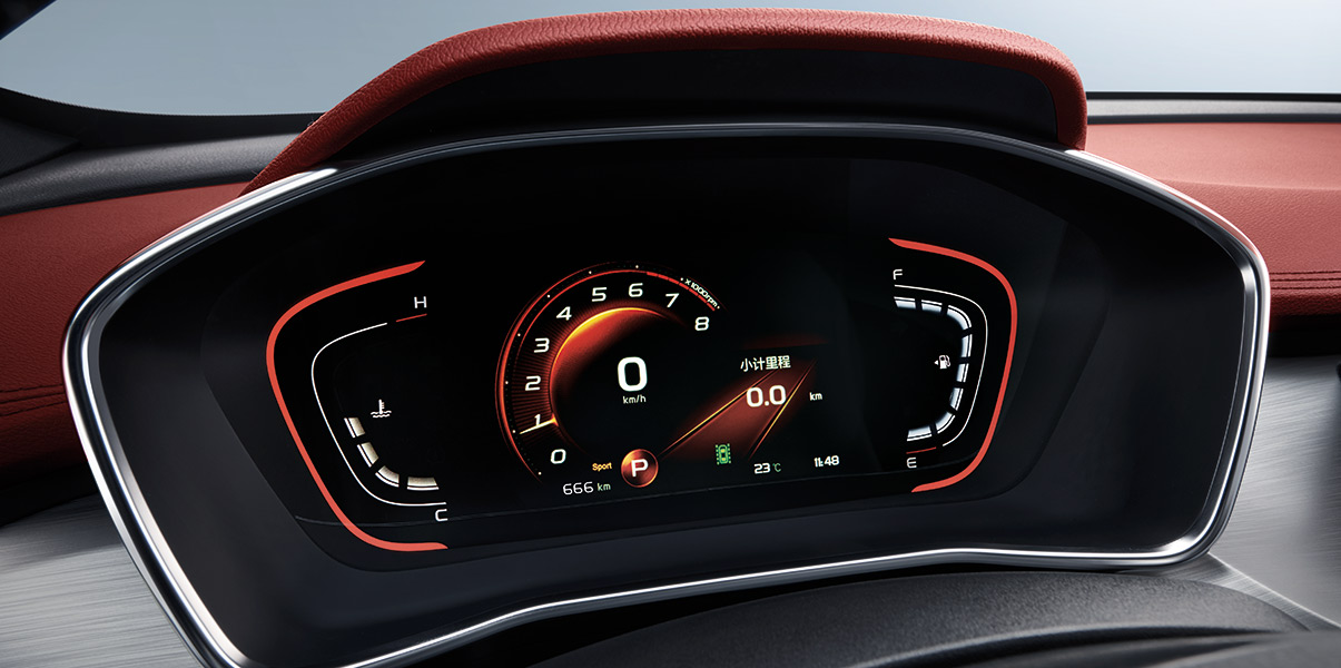 2022 Geely Coolray dashboard
