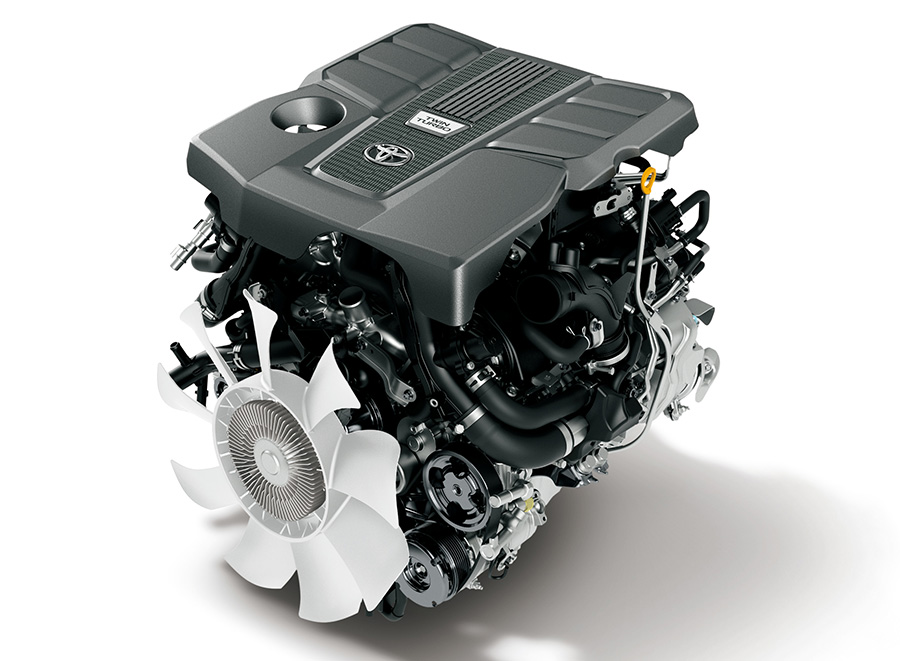2022 Toyota Land Cruiser engine