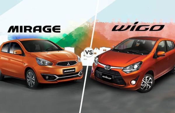 Mitsubishi Mirage vs Toyota Wigo