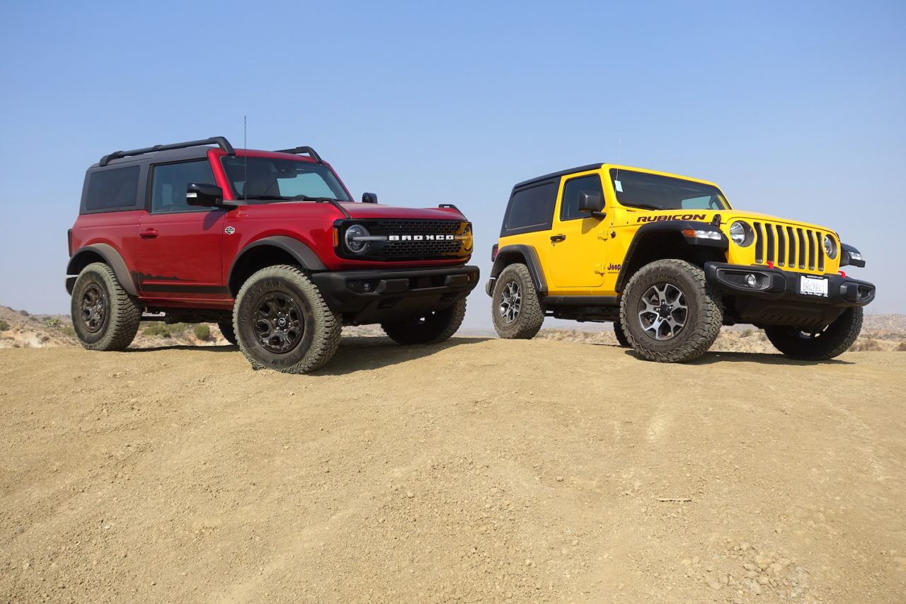 Ford Bronco Vs Jeep Wrangler Comparison Exterior