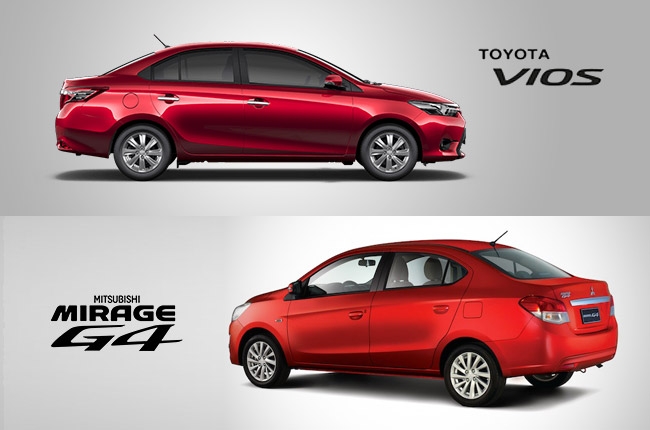 Mirage G4 vs Vios