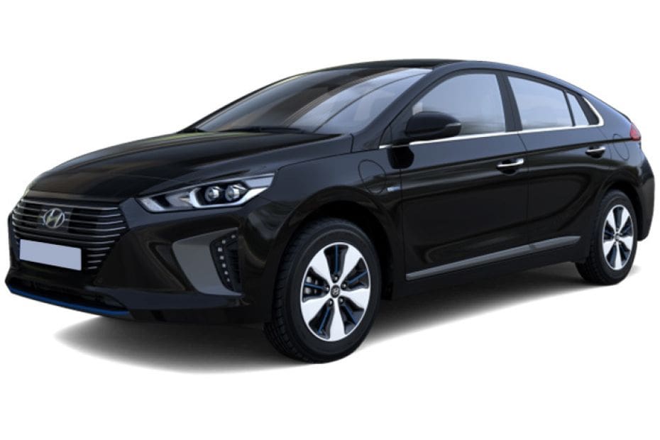 black Hyundai Ioniq 