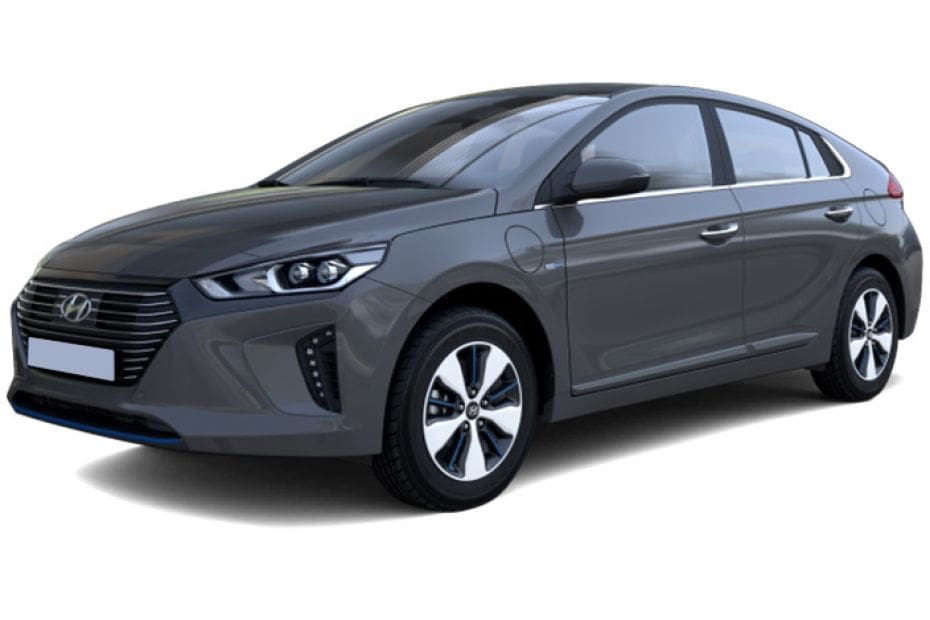 gray Hyundai Ioniq