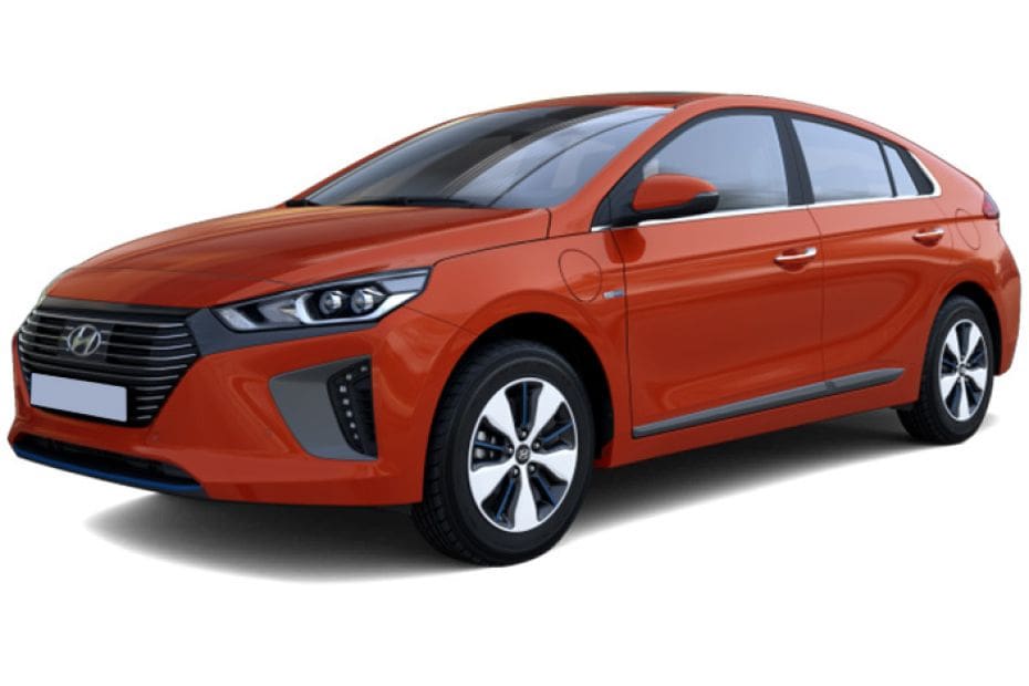 orange Hyundai Ioniq