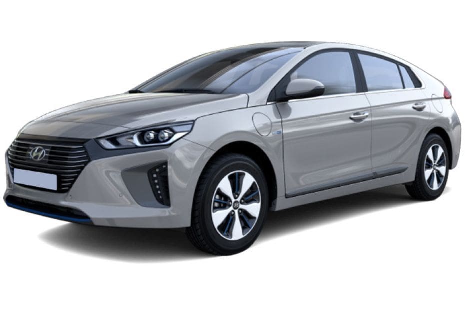 silver Hyundai Ioniq 