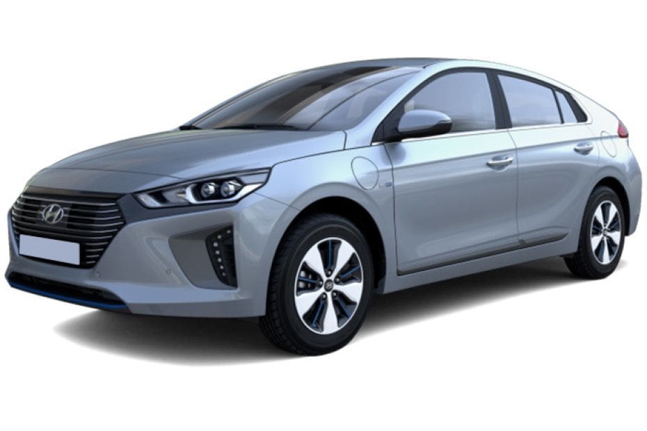 silver Hyundai Ioniq 