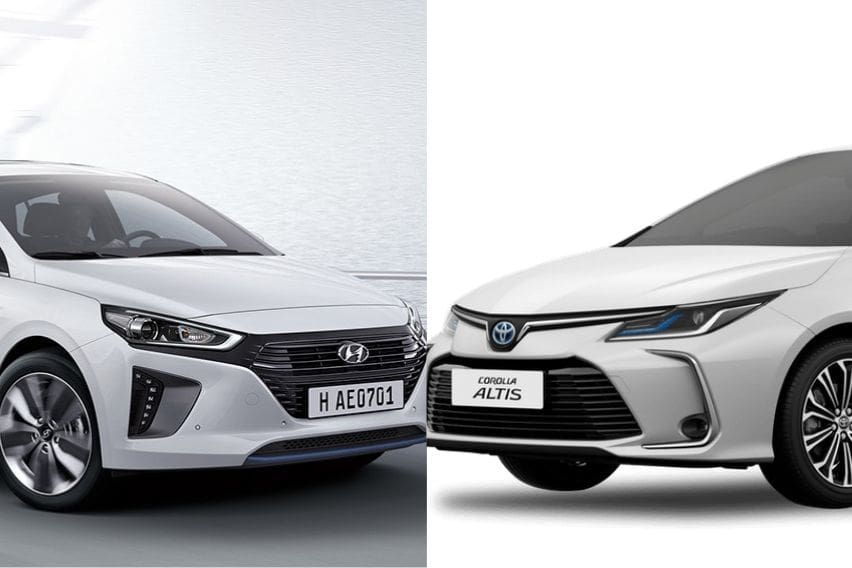 Hyundai Ioniq vs Toyota Corolla Hybrid