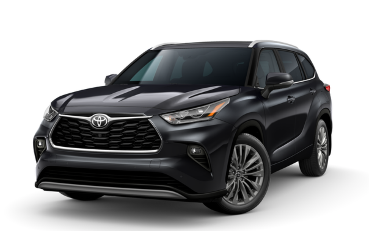 black Toyota Highlander