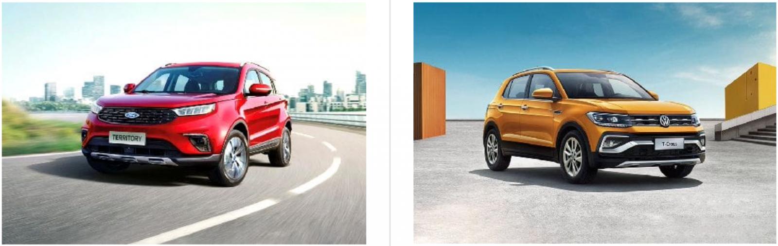 Vw T-cross vs Ford Territory